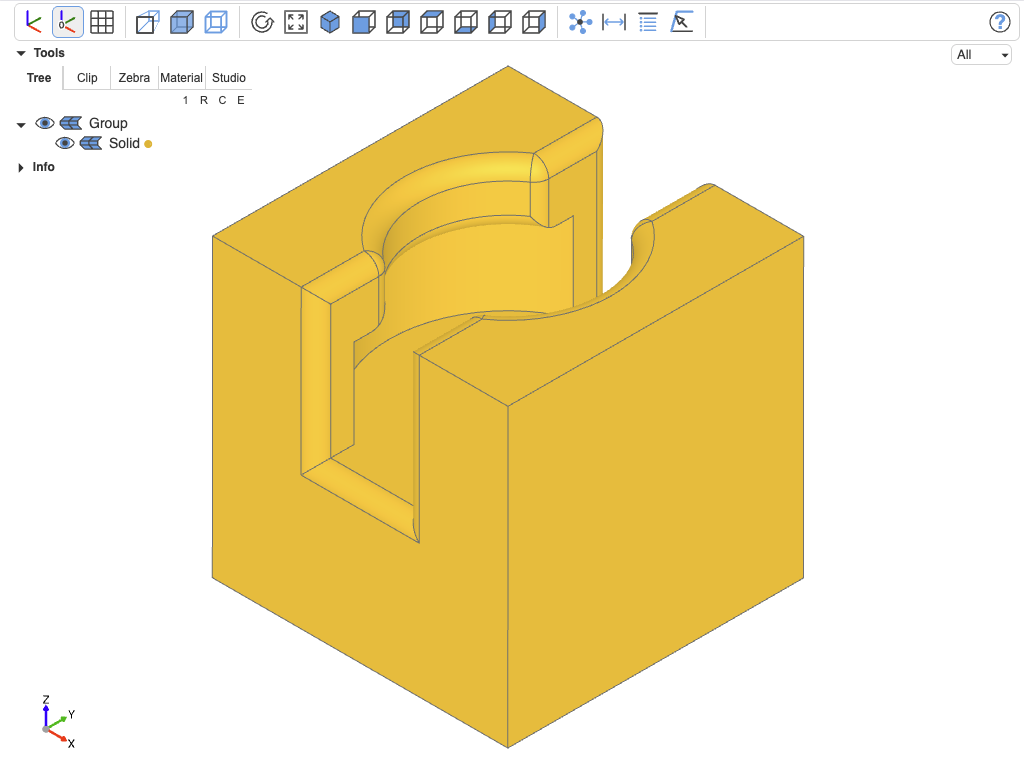 Object selection mode