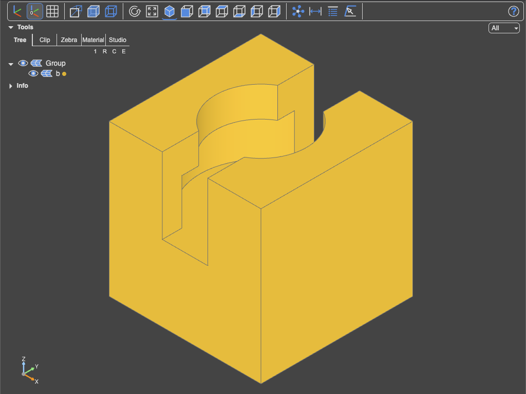 Object selection mode