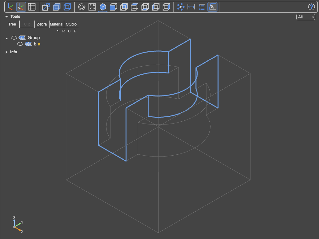 Object selection mode