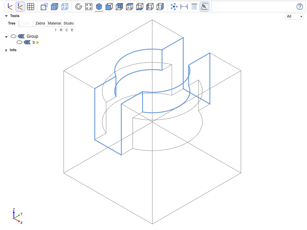 Object selection mode